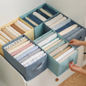 Organizador de Gaveta para Roupa – Vários Compartimentos