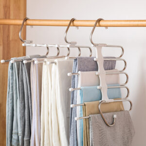 Cabide 5 em 1 para Roupeiro – Organize Mais, Ocupe Menos